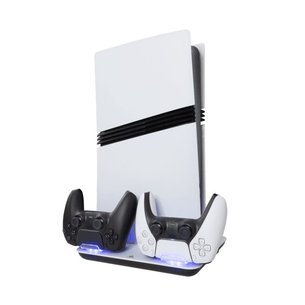 Charging Dock White Shark Guard-2 for PS5 w/Cooling Pad