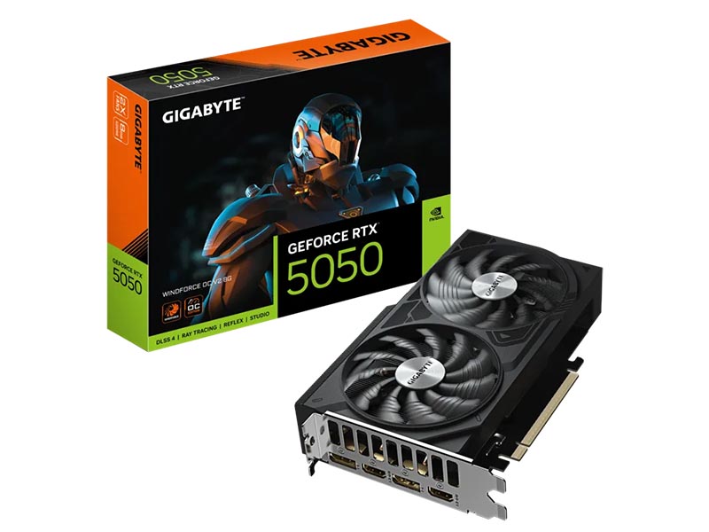 Gigabyte GeForce RTX 5050 WINDFORCE 2X OC V2 8GB GDDR6 2xHDMI/2xDP DX12U PCIe 5.0