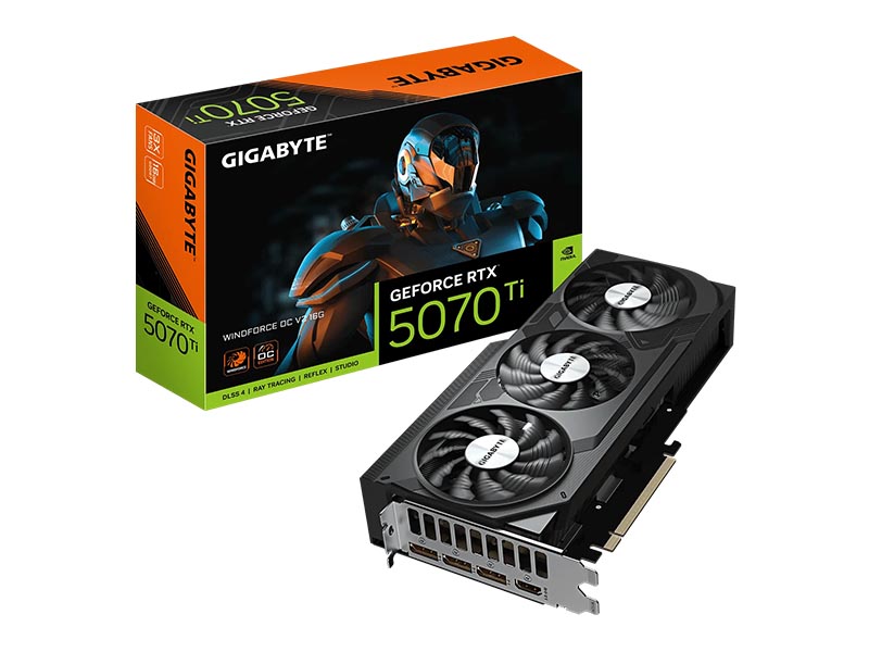 Gigabyte GeForce RTX 5070 Ti WINDFORCE OC V2 16G GDDR7 HDMI/3xDP/PCIe 5.0