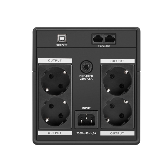 UPS Armac Home 1000VA 650W 230V, 4xSchuko/ LED