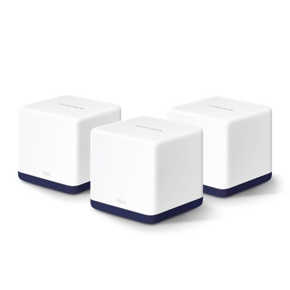 Mercusys Wireless AC MESH Halo H50G 1900Mbps Dual Band Gigabit Router 3-Pack