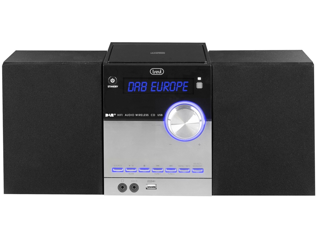 Mini System Hi-Fi Trevi HCX 10D8 BT/DAB/CD/MP3/USB/AUX Black