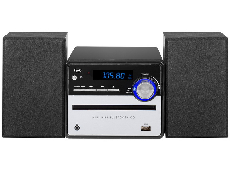 Mini System Hi-Fi Trevi HCX 10F6 BT/CD/MP3/USB/AUX Black