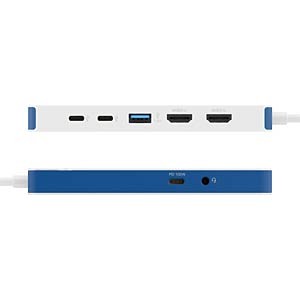 Docking Station Hyper 9 Port USB-C Video 4K HDMI,USB-A, PD 100W, SD, microSD card reader
