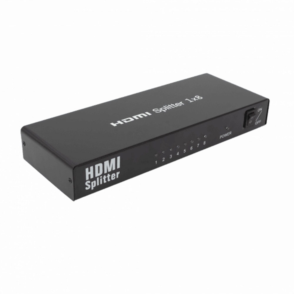 HDMI Interface Spliter 8 Ports w/Signal Amplifier SBOX v1.4
