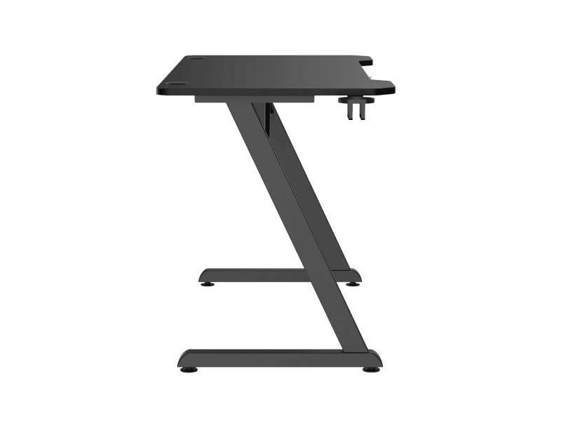 Gaming Desk White Shark Helix Black