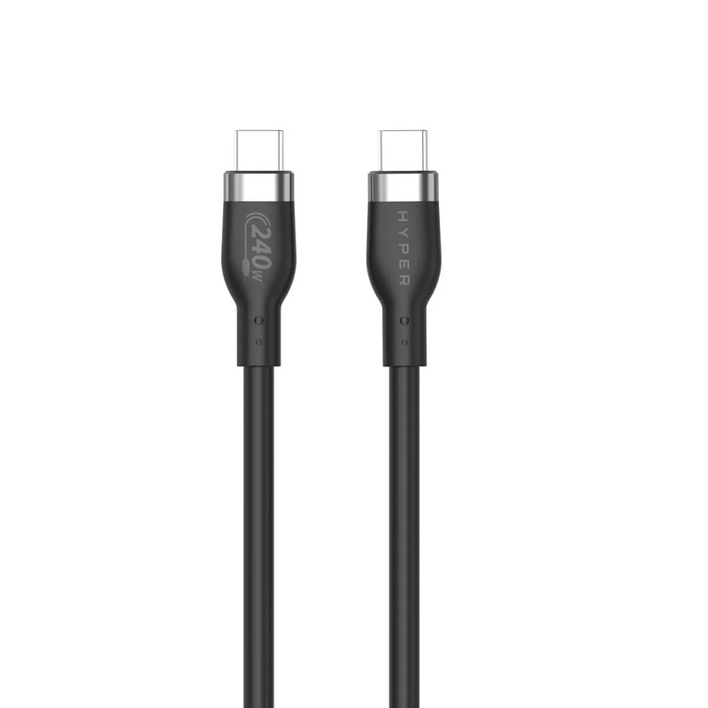 Cable USB 2.0 Type-C to Type-C 1m HyperJuice PD 240W Black