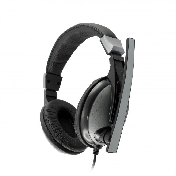 Headphones SBOX HS-302 w/Microphone Black