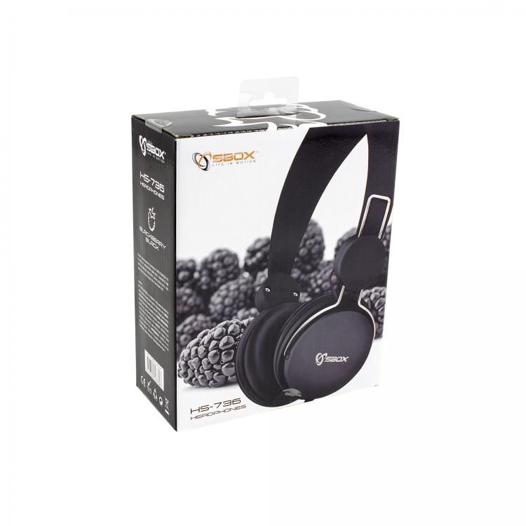 Headphones SBOX HS-736 Black