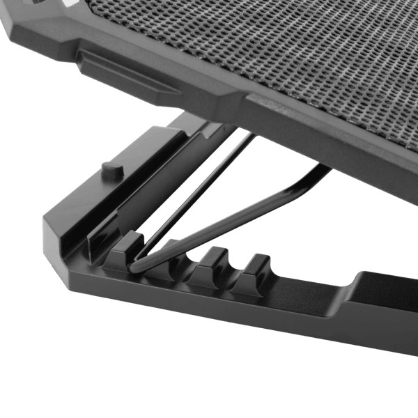 Notebook Stand White Shark ICE-GHOST up to 17.3" 5x LED Fans Gaming
