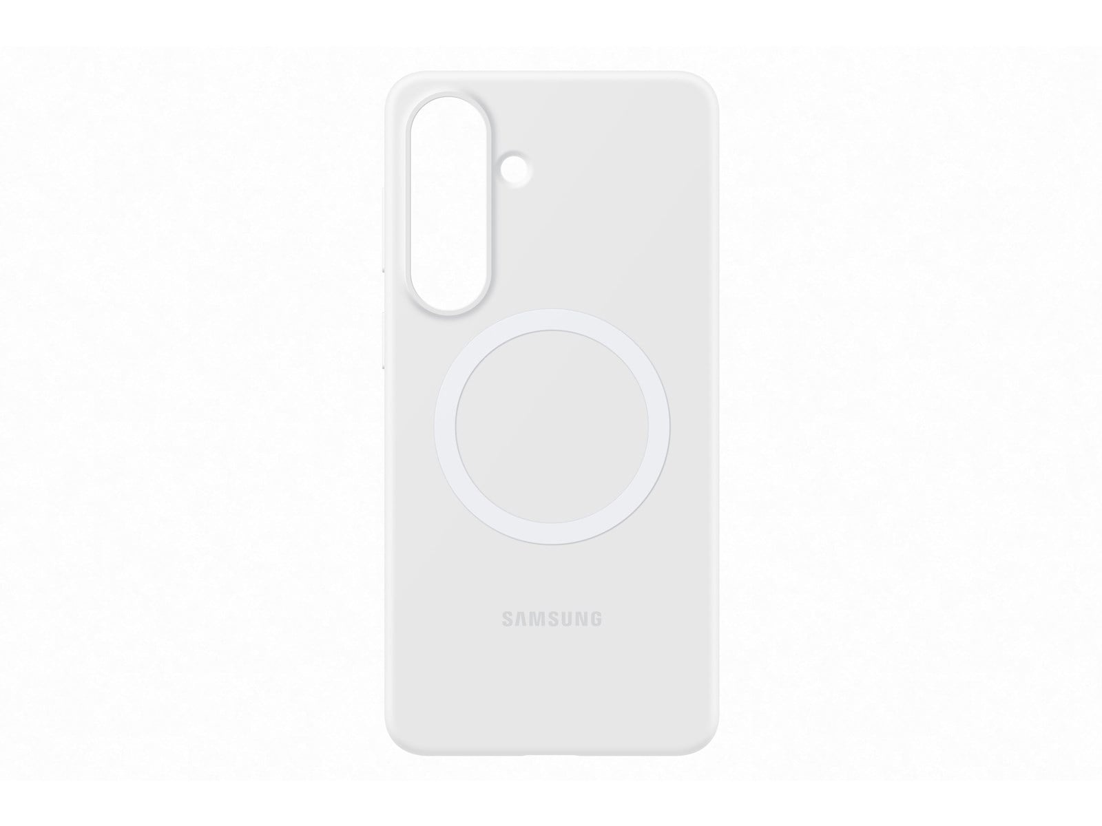 Samsung Case for Galaxy S26 Plus Silicone Magnet White