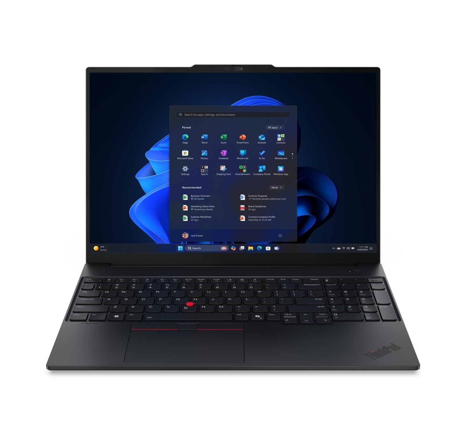 Notebook Lenovo ThinkPad E16 G3 Ryzen 7 250/16GB/512GB/16" WUXGA IPS/BacklitKb