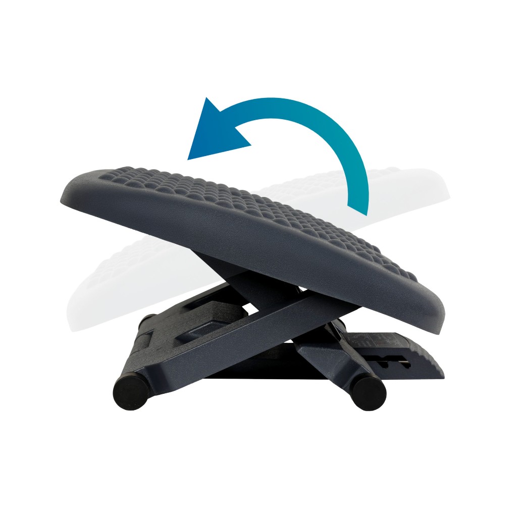 Platinet Footrest Ergonomic Massage 3 Levels Adjustment