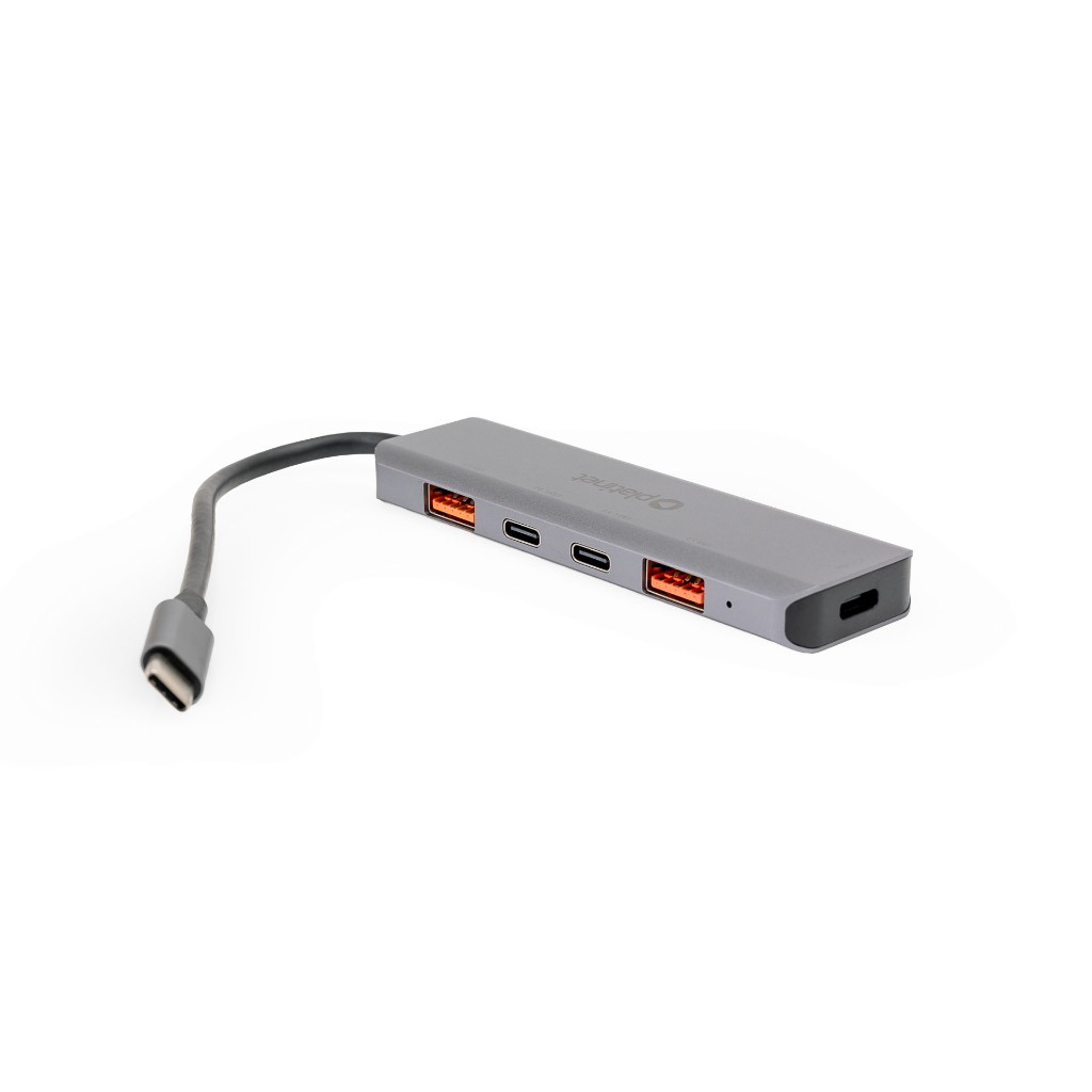 USB Hub Platinet 5-in-1 Type-C to 2xUSB-A 3.2 Gen2 + 2xUSB-C 3.2 Gen2 + USB-C PD 100W
