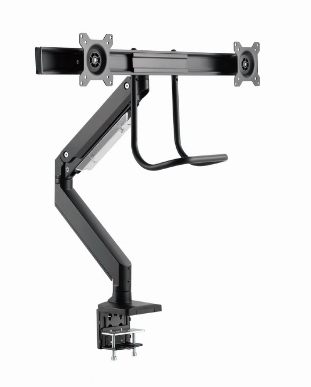 Monitor Desktop Stand Gembird for 2 Monitors Adjustable arm