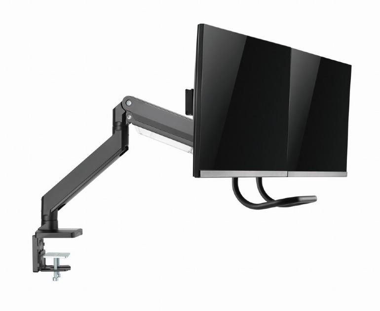 Monitor Desktop Stand Gembird for 2 Monitors Adjustable arm