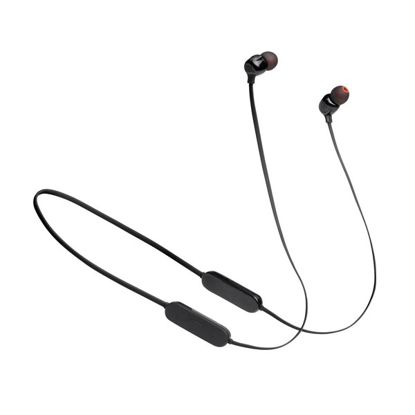 Earphones JBL T125BT Bluetooth w/microphone Black