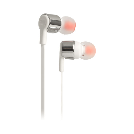 Earphones JBL T210 w/microphone Gray