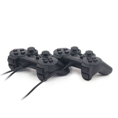 Game Pad Gembird JPDUDV201 Dual Set, USB, Dual Vibration, 2 on 1 USB Port