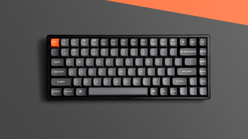 Keyboard Keychron K2 Max 75% QMK Wireless Swappable RGB Keychron Super Red Switch - Black