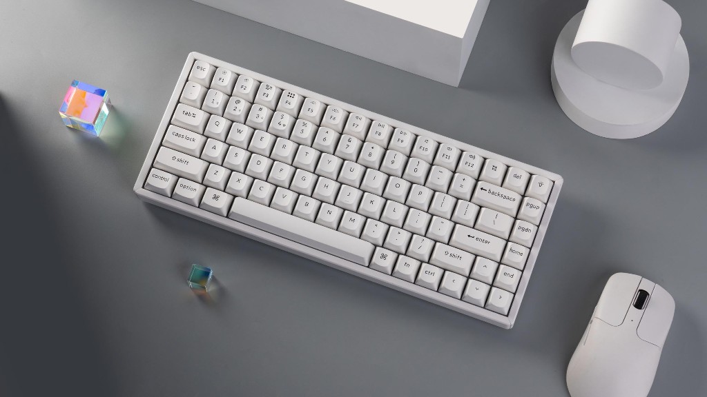 Keyboard Keychron K2 Max 75% QMK Wireless Swappable RGB Keychron Super Red Switch - White