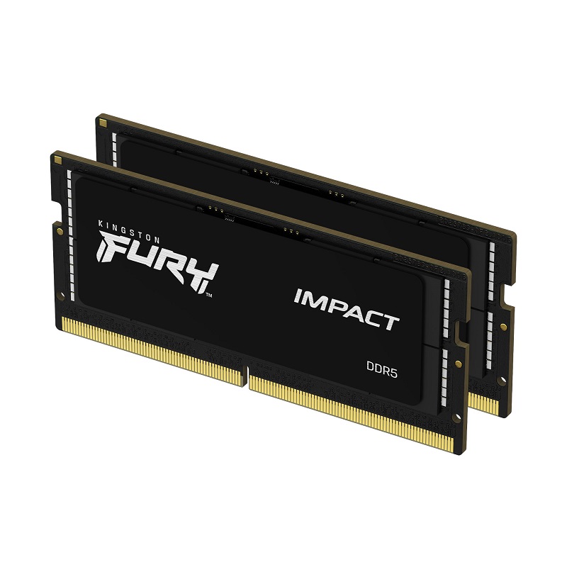 SODIMM Notebook Memory Kingston Kit 64GB CL40 DDR5 5600MHz Fury Impact (2x32)