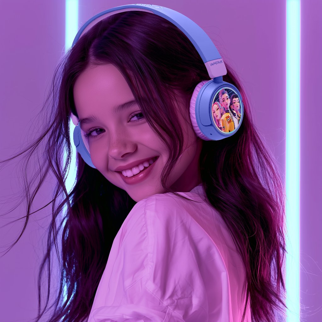 Headphones OTL Kids K-Pop Demon Hunters Bluetooth - Purple