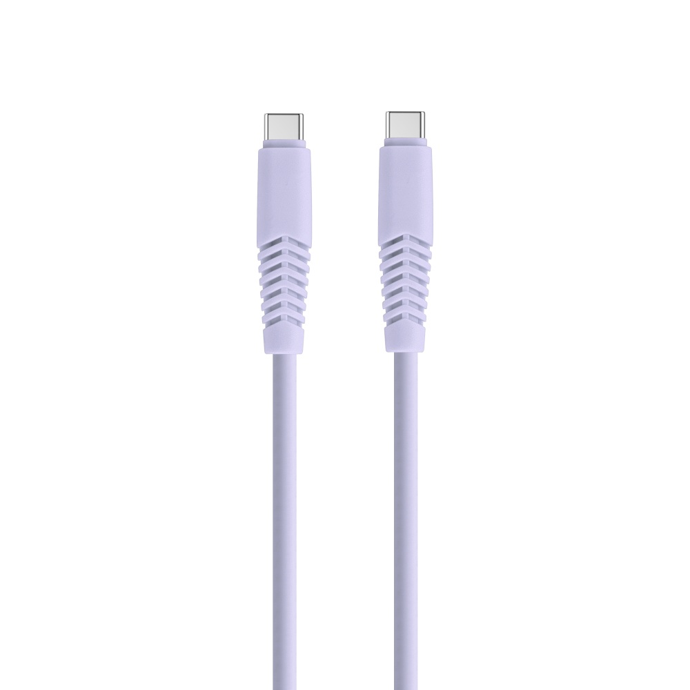 Cable USB 2.0 Type-C to Type-C 1.5m Setty PD20W Lilac