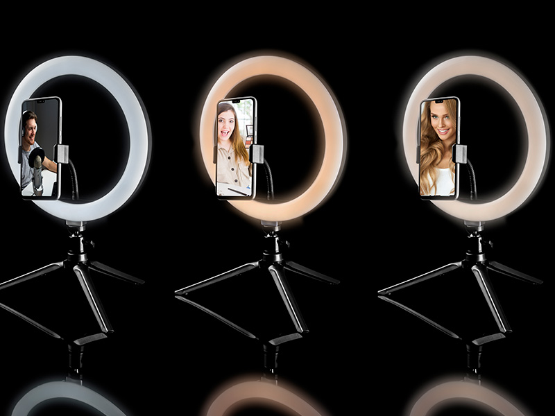Ring RGB Light Tracer LED /w Mini Tripod