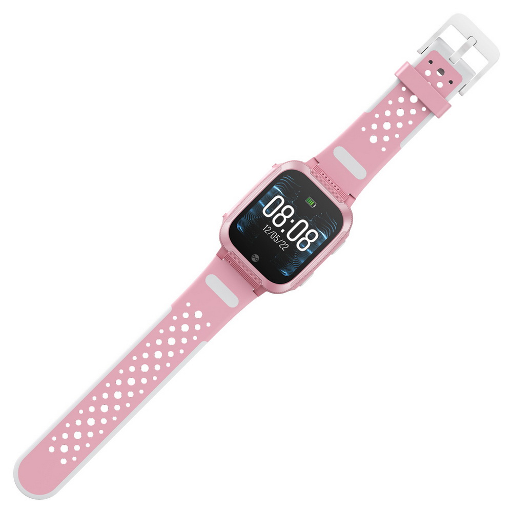 Smartwatch Forever KW-210 Pink Kids Find Me 2 Touch/GPS/SIM/SOS Call/Flashlight/Waterproof