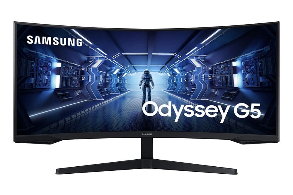 Monitor 34" Samsung LC34G55TWWPXEN Odyssey G5 Gaming Curved,WQHD,HDMI,DP,1ms,165Hz,FreeSync