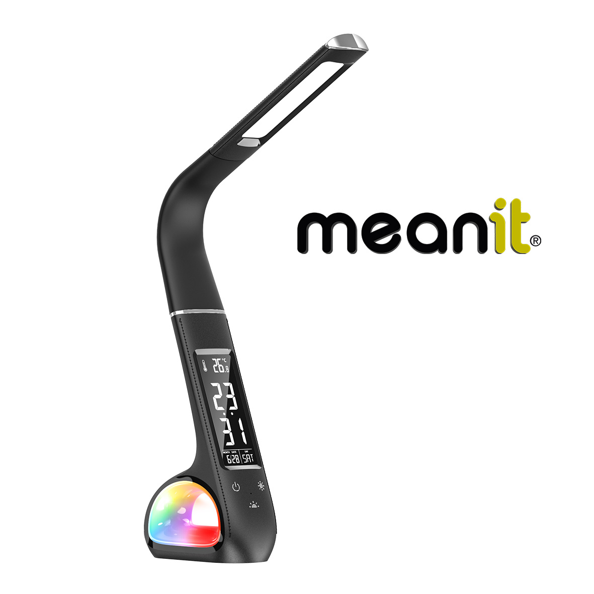 Desk Lamp LED MeanIT L10 w/Clock and Alarm