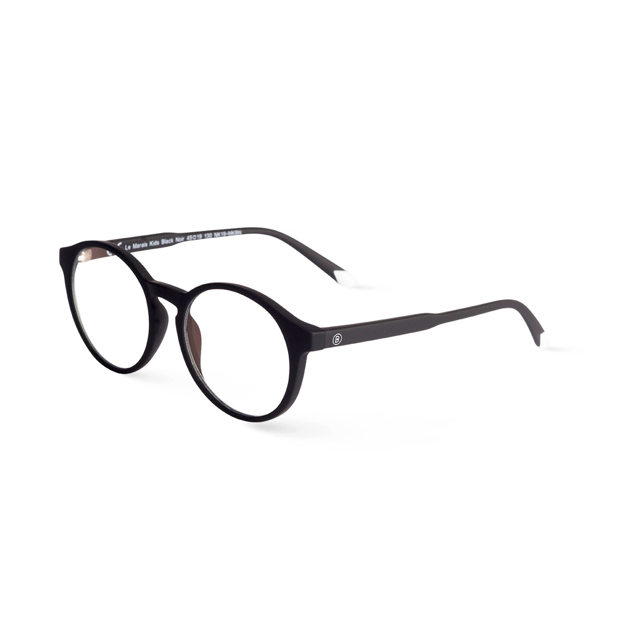 Glasses Barner Le Marais Kids Black Noir w/Blue Light Protection
