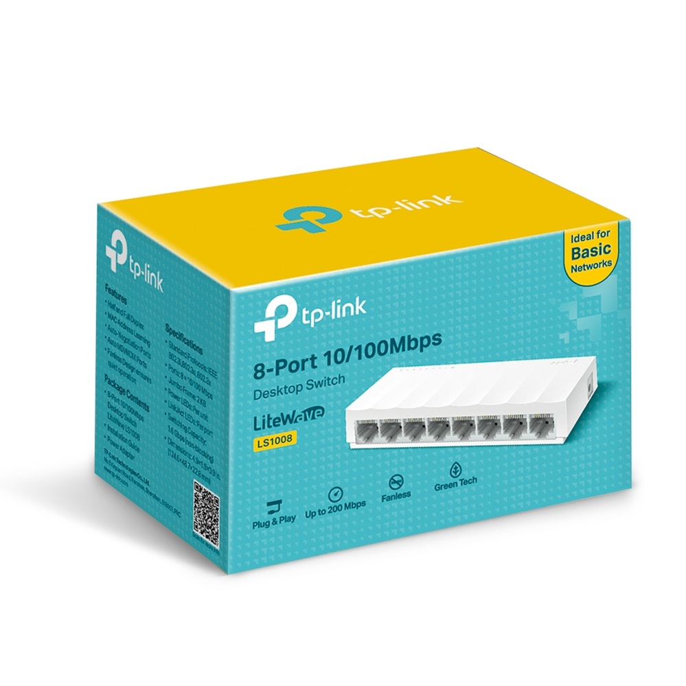 TP-Link Switch 8port 10/100Mbps LS1008
