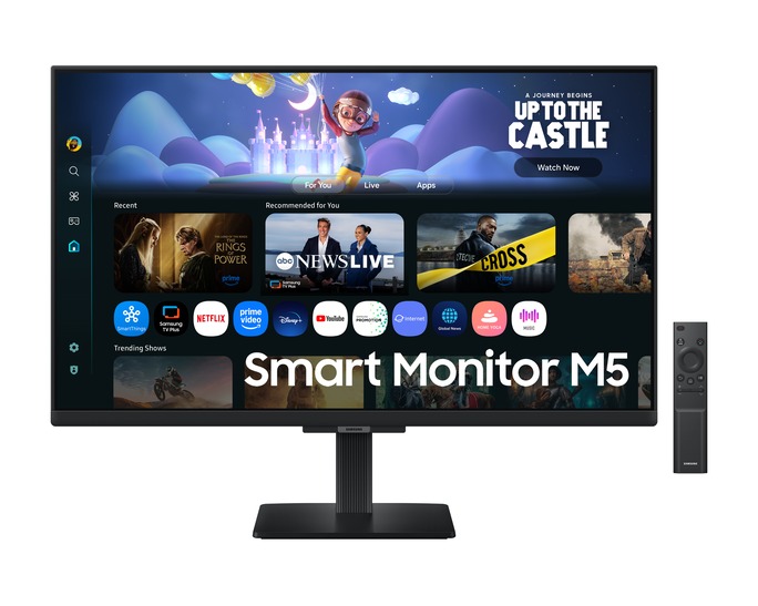 Monitor 27" Samsung LS27FM500EUXDU SMART M50 M5 FHD,HDMIx2,USBx2,WiFi,BT,Tizen,Speakers,Remote
