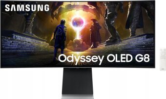 Monitor 34" Samsung LS34DG850SUXDU Odyssey G8 OLED UWQHD 3440 x 1440,HDMI,DP,HDR10, 175Hz