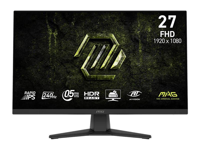 Monitor 27" MSI MAG 272F X24 Gaming Rapid IPS, 240Hz, 0.5ms, FHD, 2xHDMI, DP, Tilt, VESA