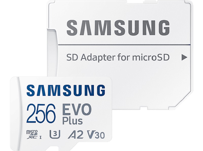 Secure Digital Micro Samsung 256GB SDXC EVO Plus cl10 160 MB/s UHS-I U3 V30