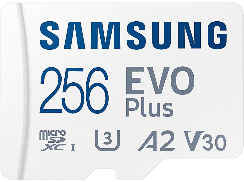 Secure Digital Micro Samsung 256GB SDXC EVO Plus cl10 160 MB/s UHS-I U3 V30