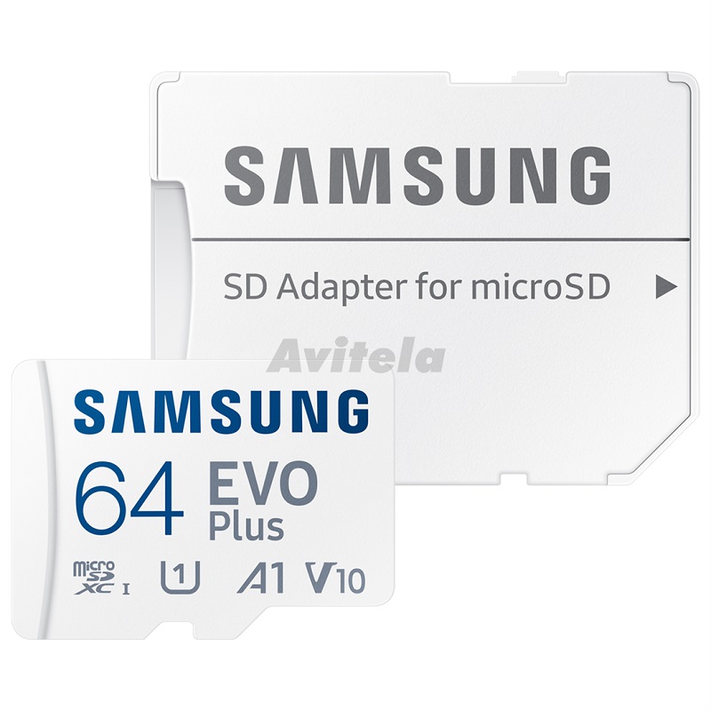 Secure Digital Micro Samsung 64GB SDXC EVO Plus cl10 160 MB/s U1 V10 A1