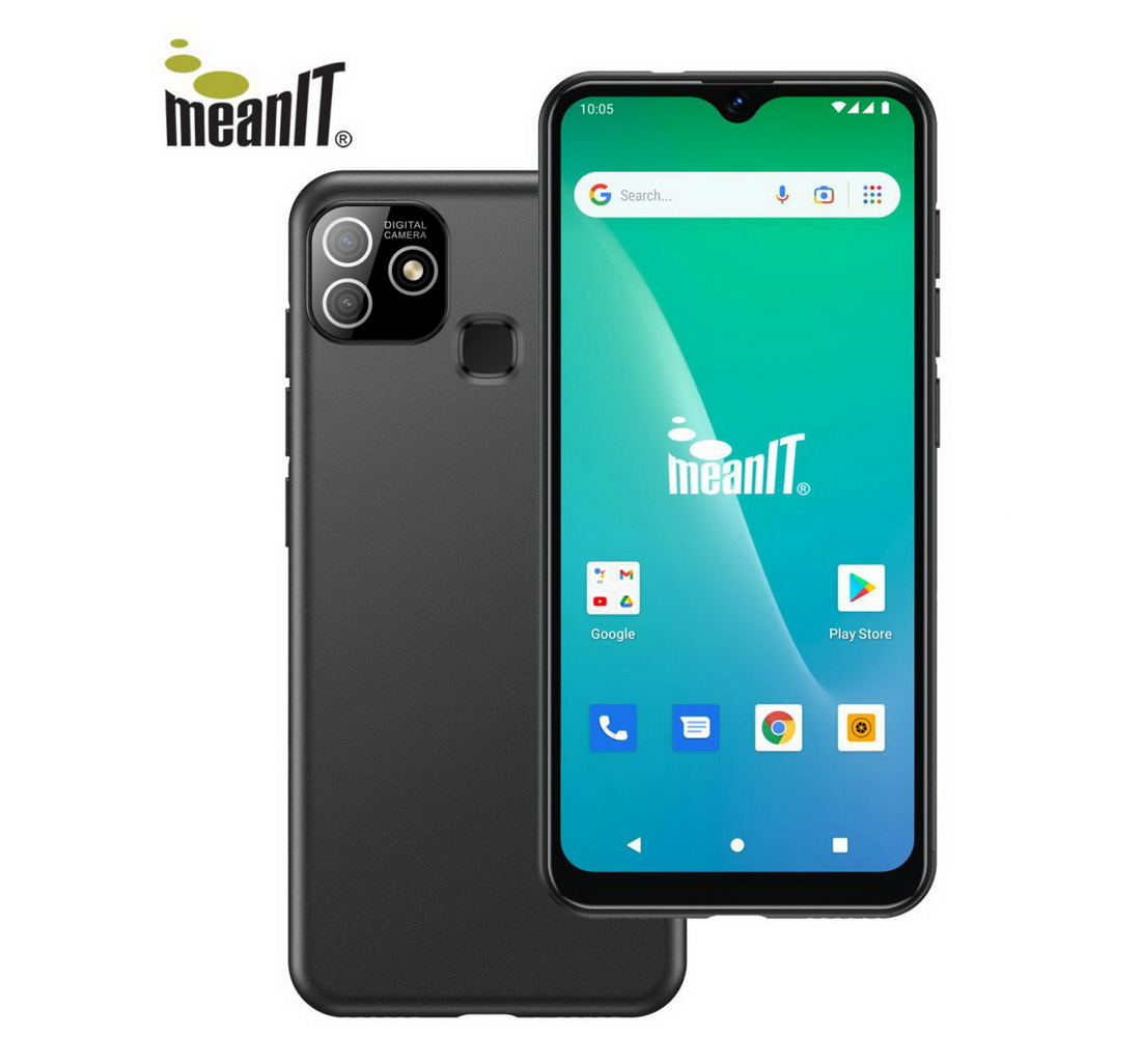 Smartphone 6.5" MeanIT X5 Black Quad Core 2GHz/2GB/16GB/Dual SIM/8MP+5MP/A13 Go