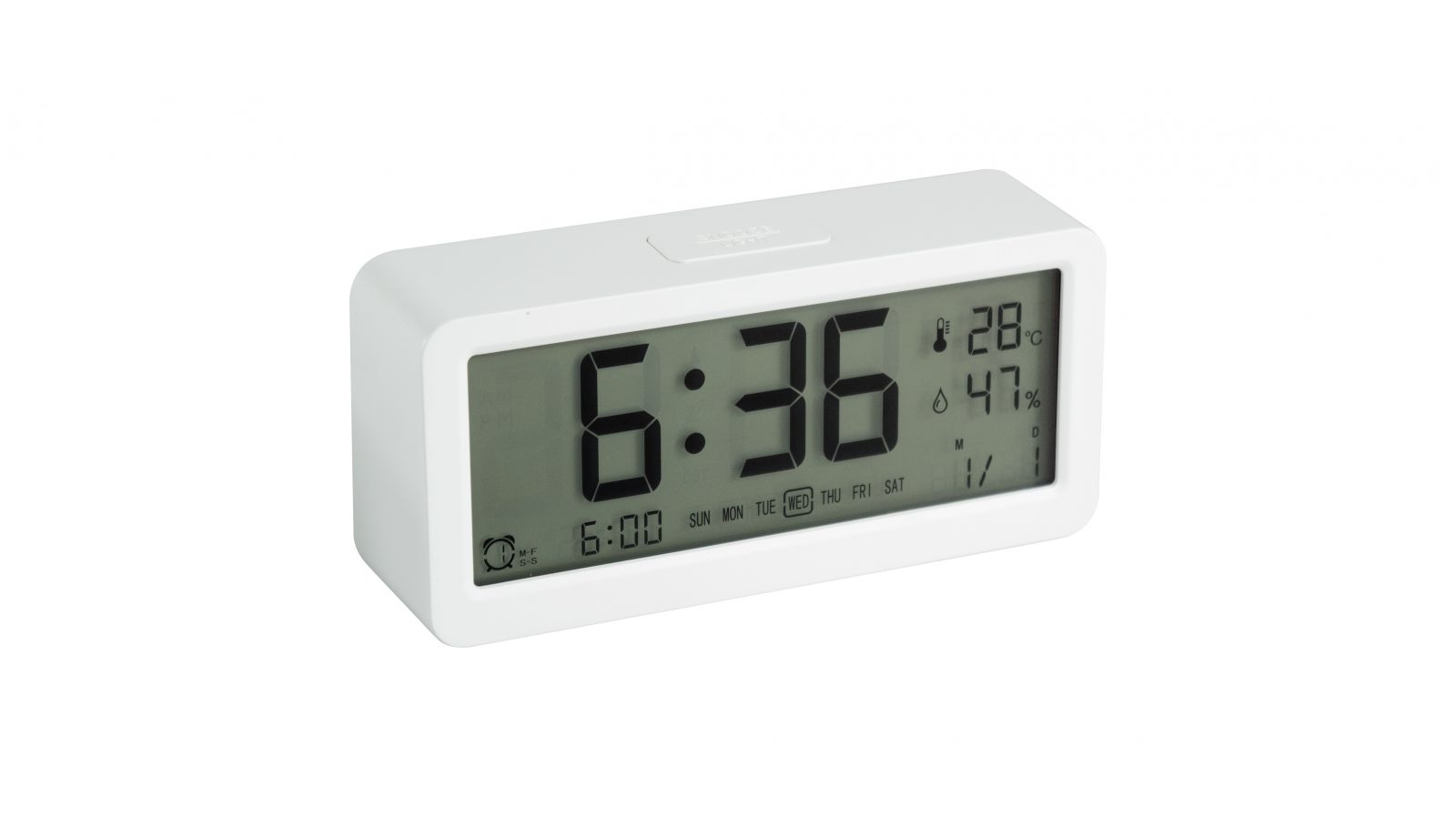 Digital Alarm Clock MeanIT A1 White
