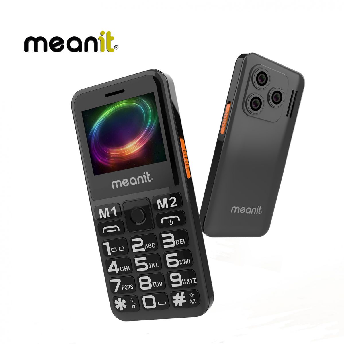 Mobile Phone MeanIT F3 Max Black