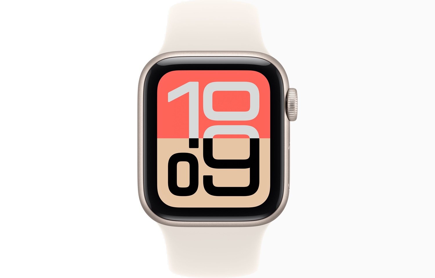 Apple Watch SE3 GPS 40mm Starlight Aluminium Case with Starlight Sport Band M-L