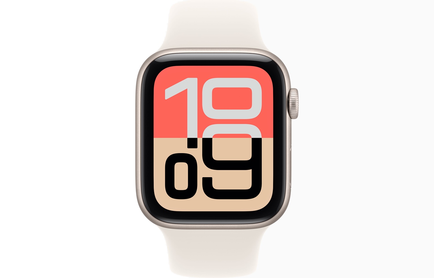 Apple Watch SE3 GPS 44mm Starlight Aluminium Case with Starlight Sport Band M/L