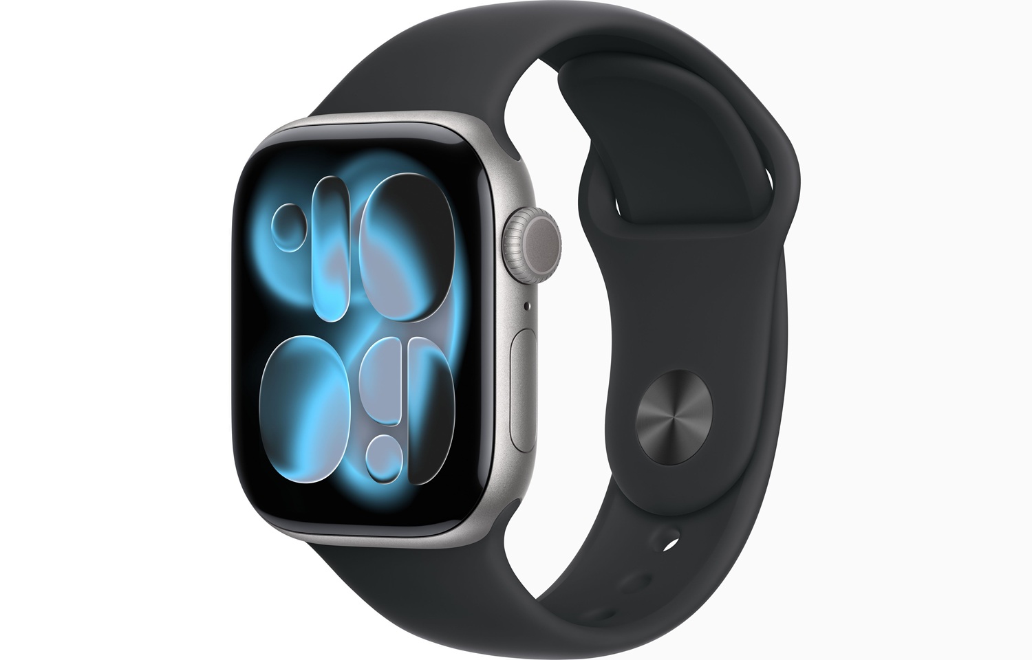 Apple Watch Series 11 GPS 42mm Space Grey Aluminium Case with Black Sport Band S/M