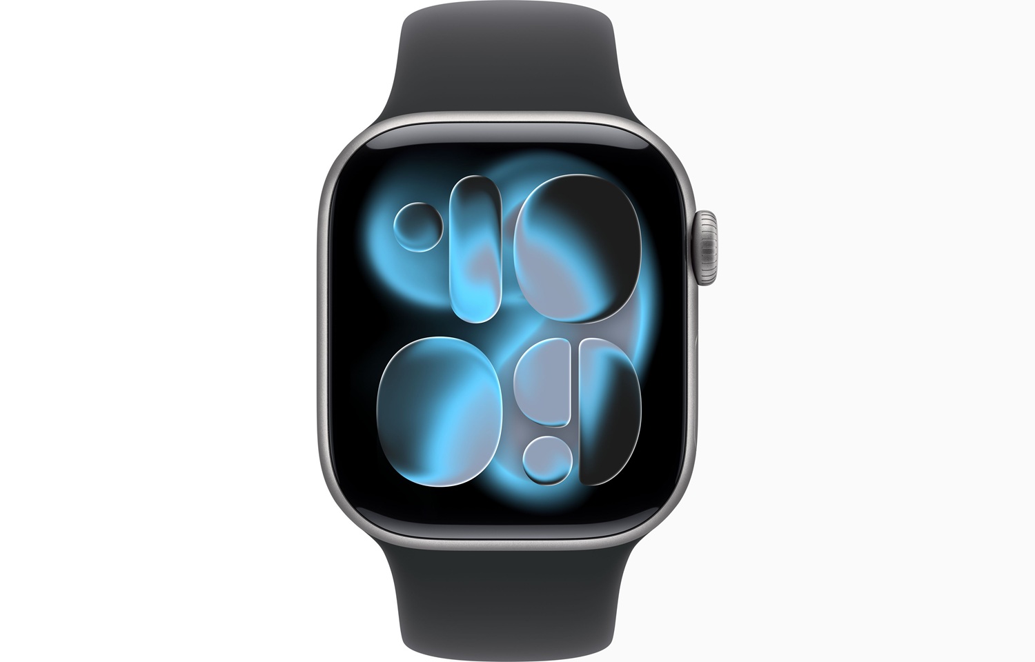 Apple Watch Series 11 GPS 42mm Space Grey Aluminium Case with Black Sport Band S/M