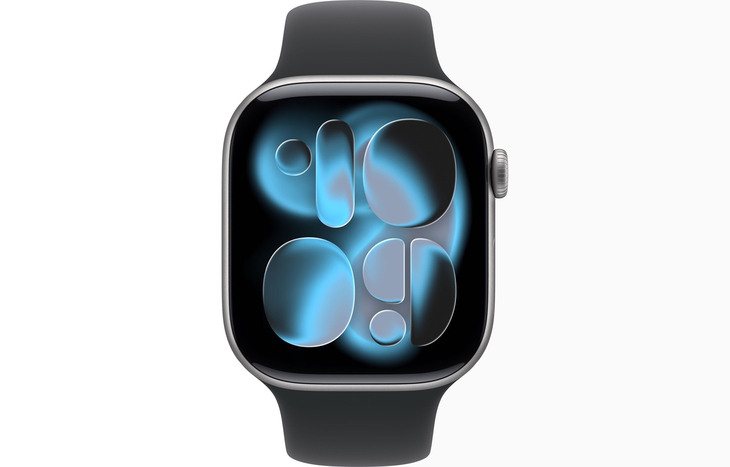 Apple Watch Series 11 GPS 46mm Space Grey Aluminium Case with Black Sport Band M/L