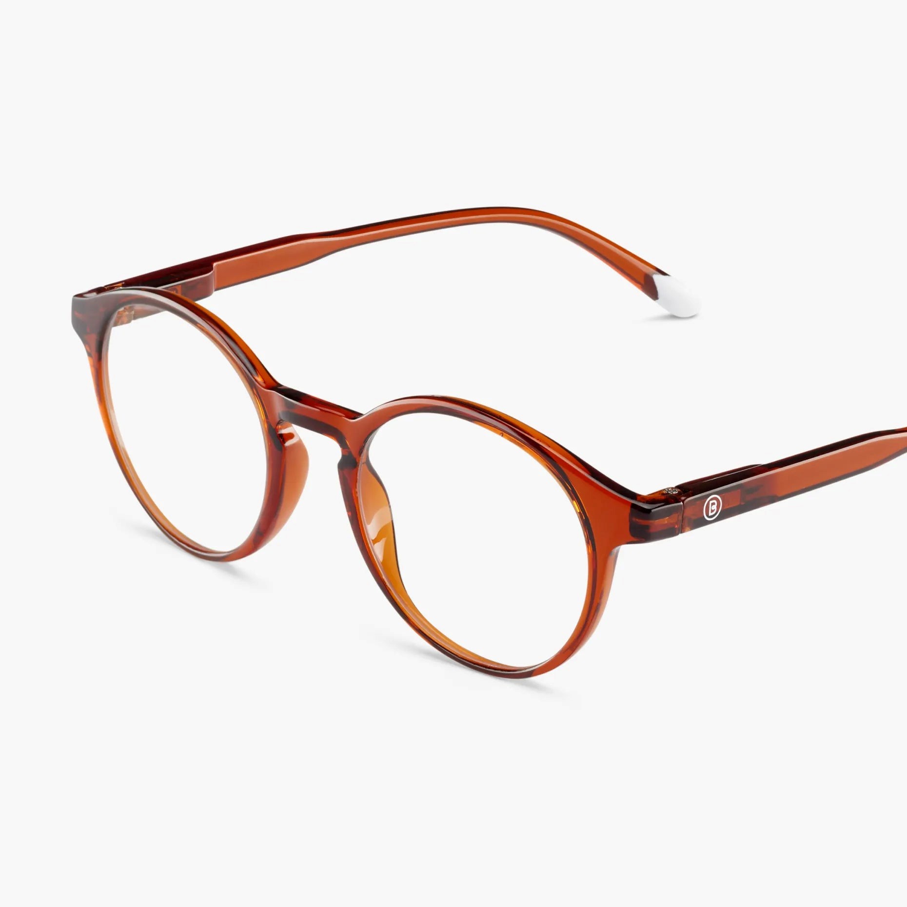 Glasses Barner Le Marais Glossy Intense Rust w/Blue Light Protection