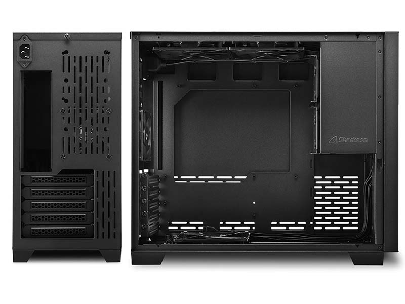 ATX Micro Case Sharkoon MS-Z1000 Black w/2x USB 3.0, 1x 80mm Fan, 3x 120mm Fans